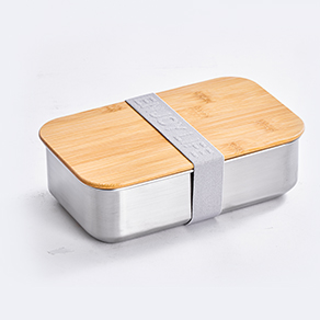 优质简约304不锈钢饭盒 单层无徽标 1000 毫升便当盒